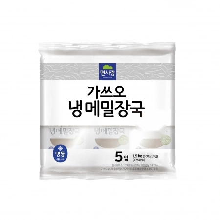 (냉동)냉메밀장국 1.5kg(300g*5)_면사랑