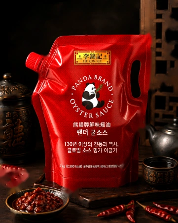 이금기 팬더 굴소스 2kg 스파우트