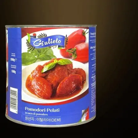 [6개/무료배송] 줄리에토 포모도리토마토홀 2.5kg 파스타 스파게티용 토마토소스