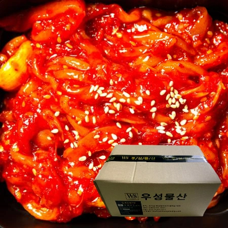 채썬 오징어젓 10kg [ 채쓴 업소용 대용량 반찬 오징어젓갈 ]