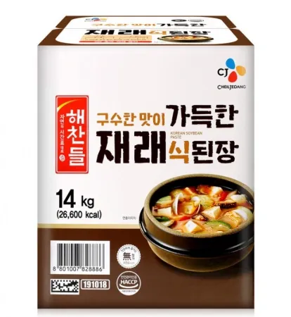 해찬들 가득한 재래식 된장 14kg