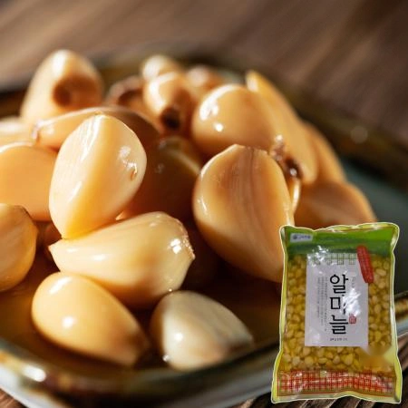 [옛한옥] 알마늘 4kg [ 업소용 대용량 장아찌 ]