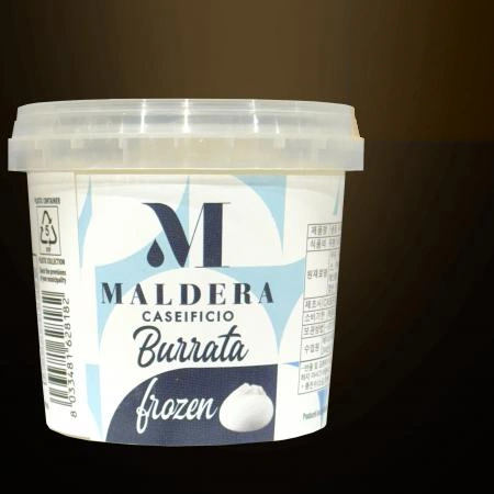 [12개/무료배송] MALDERA 부라타치즈 125g 냉동 1구 샐러드용