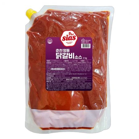 시아스 춘천 명동 닭갈비 소스 2kg x 6개
