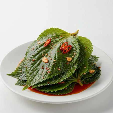 [그린이] 생양념깻잎 4kg [ 생 업소용 대용량 깻잎무침 ]