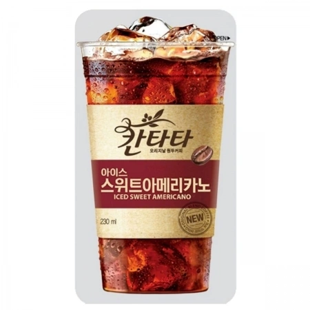 롯데칠성 칸타타아이스스위트아메리카노(제로_230ml*10입 2.3Kg/BOX)