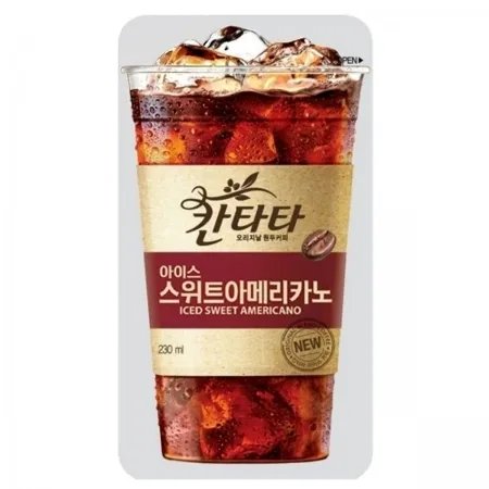 롯데칠성 칸타타아이스스위트아메리카노(제로_230ml*10입 2.3Kg/BOX)