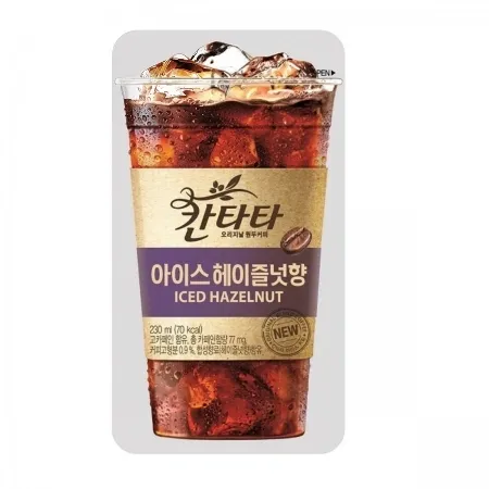 롯데칠성 칸타타아이스헤이즐넛(230ml*10입 2.3Kg/BOX)