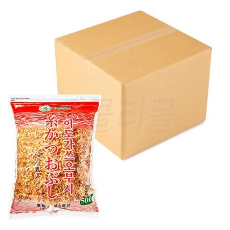 이엔푸드 토핑용 이도 가쓰오부시 500g x 6개