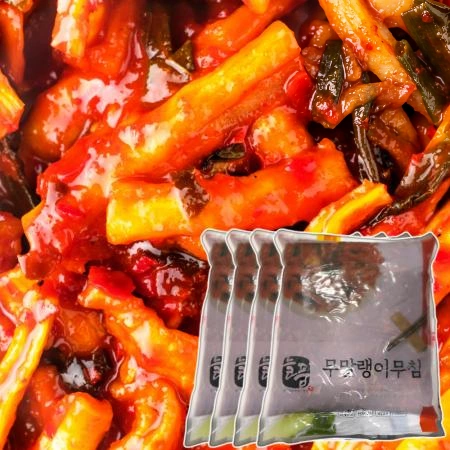 [반찬단지] 늘품 무말랭이무침 4kg x 4팩 [ 대용량 업소용 무말랭이 ]
