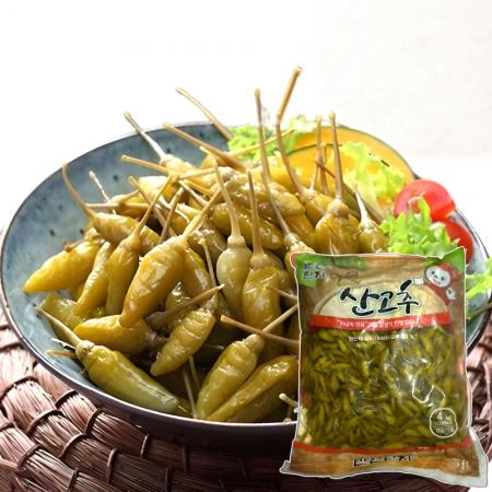 [반찬단지] 산고추 4kg x 4팩 [ 대용량 업소용 ]