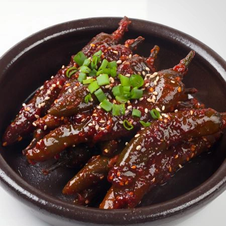 [그린이] 고추무침 4kg x 4팩 [ 대용량 업소용 양념고추 ]
