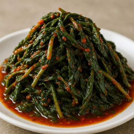 [그린이] 고춧잎무침 4kg x 4팩 [ 고추잎무침 대용량 업소용 ]