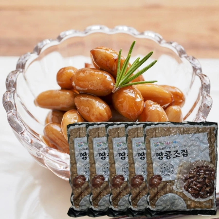 [그린이] 땅콩조림 4kg x 5팩 [ 업소용 대용량 땅콩 콩조림 콩자반 ]