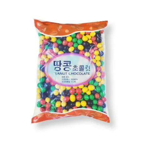 [교차출고] 땅콩 초콜릿 1kg 대용량 초콜렛 영양간식