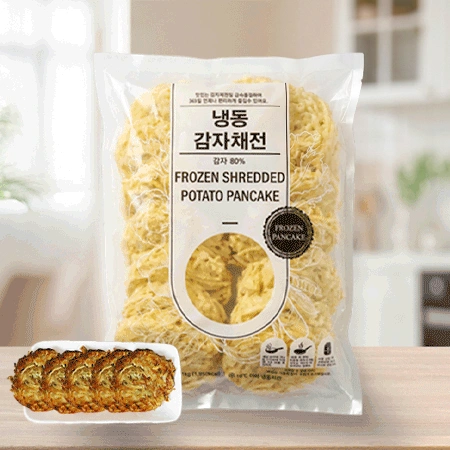 글로벌냉동 감자채전(65g*13~17개입 1Kg/EA)