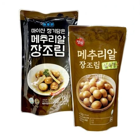 ❤️초특가❤️ 반찬단지 메추리알 장조림 1kg 실속형 정원