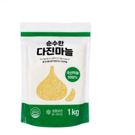 순수한 다진마늘 (국산, 냉장, A급, HACCP 1Kg/EA)