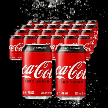 ⭐현대특가⭐코카콜라제로(업소용,355ml*24입),실온