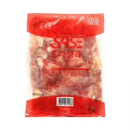 사세 조각정육(닭다리살100% 2Kg/EA)