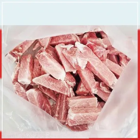 ♥샘플♥ 돈등심(국내산_탕수육용_6*2*2cm_컷팅 200g/EA)