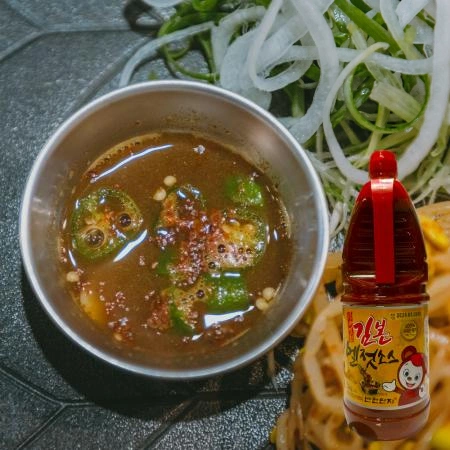 [반찬단지] 멜젓소스 1.8L [ 업소용 대용량 고기소스 고기양념 멸젓 ]