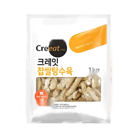 ★제당 초특가★크레잇 찹쌀 탕수육(1Kg/EA)