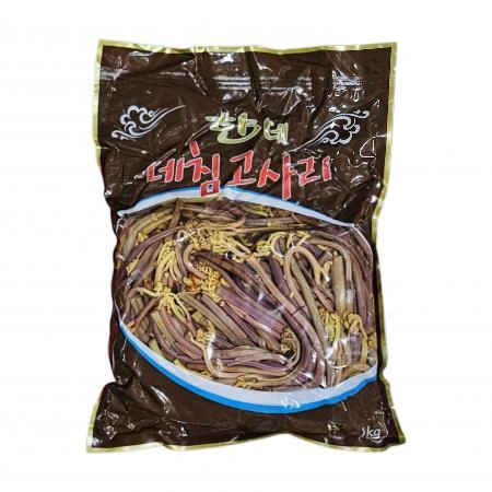★묶음 초특가★ [교차출고] 데친 고사리 1kg 데침 삶은 수입