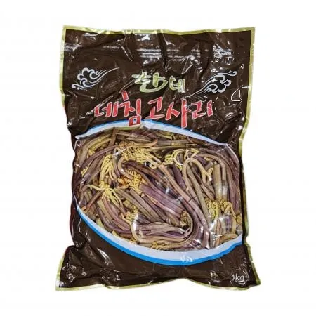 ★묶음 초특가★ [교차출고] 데친 고사리 1kg 데침 삶은 수입