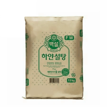 ★묶음 초특가★ 백설 하얀설탕 15kg 흰설탕 백설탕 정백