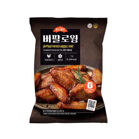 푸드렐라 버팔로윙 1kg×8팩