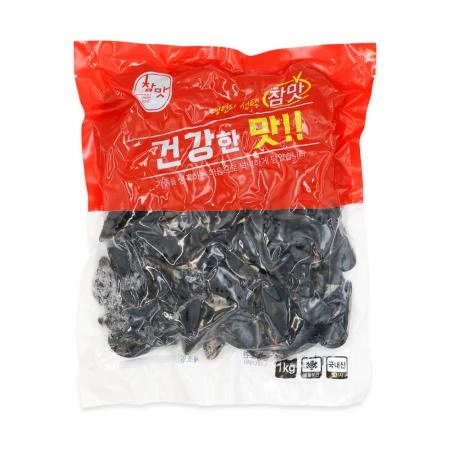 참맛 자숙 피홍합 1kg 손질 세척 냉동 홍합 요리용
