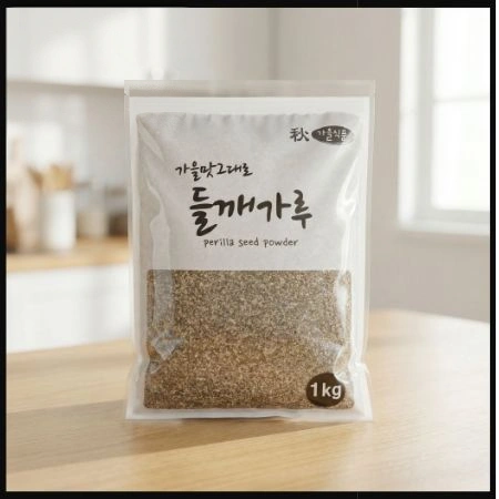 껍질있는 들깨가루(고운) 1kg 가을식품 1개