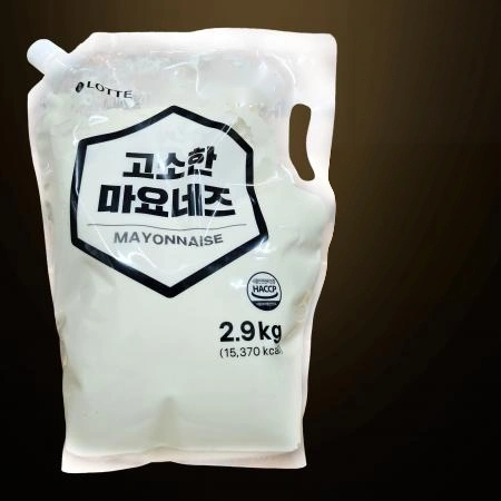 [4개/무료배송] 전용 롯데 마요네즈 2.9kg 대용량 업소용소스