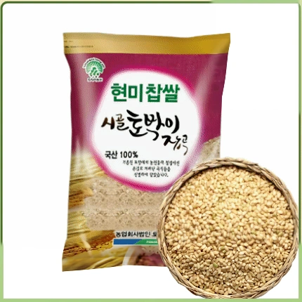 ★알뜰 특가★ 현미찹쌀 (25년산 / 햅쌀 / 국내산) 4kg