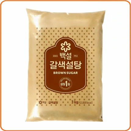 ★공산 핫★ 백설 갈색설탕 (중백) 3kg