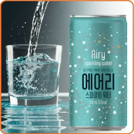 ★공산 핫★ 에어리스파클링워터 (탄산수 / 트루델) 190ml*30ea box