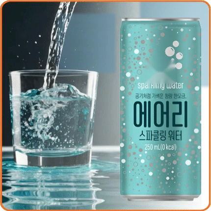 ★공산 핫★ 에어리스파클링워터 (탄산수 / 트루델) 250ml*30ea box