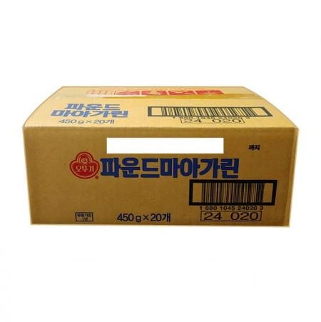 오뚜기 파운드 마아가린 450g 20개 1박스