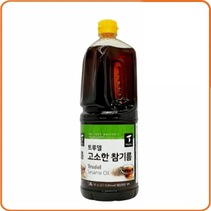 ★공산 핫★ 고소한 참기름 (깨분100% / 트루델 / 베트남산) 1.8L