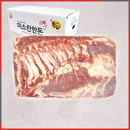 [비정량 한돈] 돈삼겹(냉장_6kg*3입 18Kg/BOX)