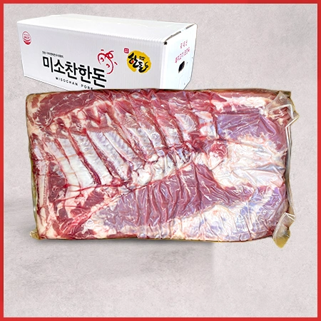 [비정량 한돈] 돈삼겹(냉장_8kg*1입 8Kg/BOX)