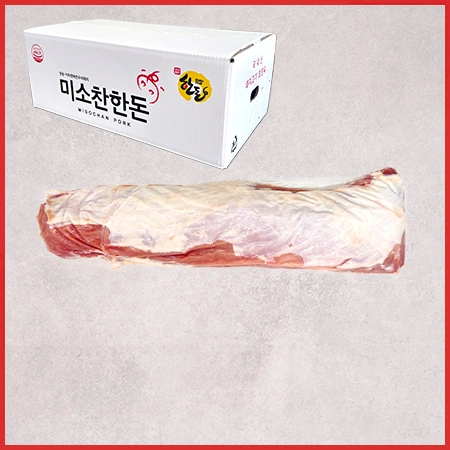 [비정량 한돈] 돈등심(냉장_2.5kg*6입 15Kg/BOX)