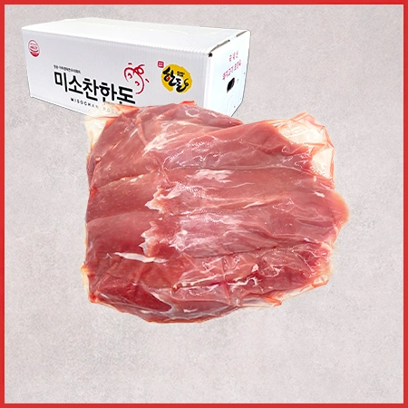 [비정량 한돈] 돈안심(냉장_6.5kg*2입 13Kg/BOX)
