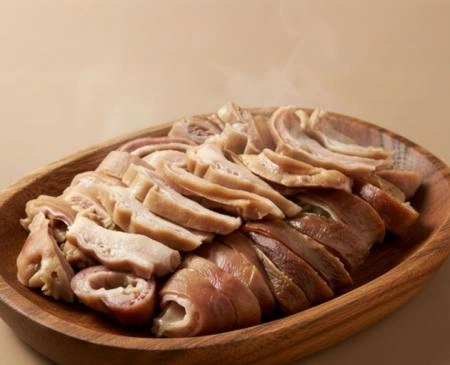 삶은 오소리감투 슬라이스(커팅) 냉동 1kg 국내산