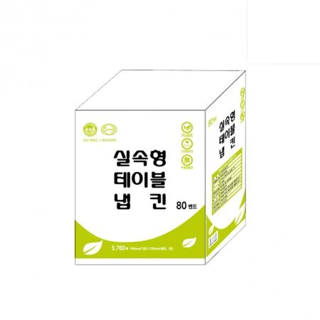 국내원단 국내생산 실속형 테이블냅킨 업소용냅킨 80밴드(5760매)