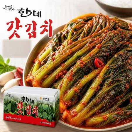 한가네 갓김치 5kg 수입산