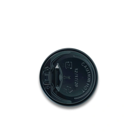 90mm (12/16온스) 종이컵 개폐 뚜껑 검정 1000개 (용기별도) 배달 카페 음료 테이크아웃