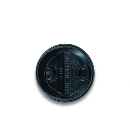 84mm (10/13온스) 종이컵 롱개폐 뚜껑 검정 1000개 (용기별도) 배달 카페 음료 테이크아웃