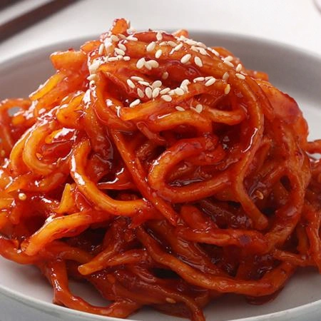 [반찬단지] 진미채무침 80g x 10개 세트 아이스박스포장 [ 진미채볶음 진미채조림 소용량 소포장 ]